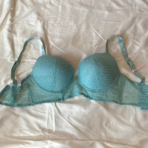 Lacey Teal PushUp Bra